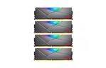 Модуль памяти для компьютера DDR4 32GB (4x8GB) 3600MHz XPG SpectrixD50 RGB Tungsten Gray ADATA (AX4U36008G18I-QCTG50)