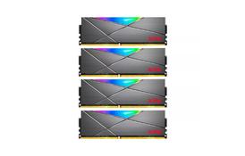 Модуль пам'яті для комп'ютера DDR4 64GB (4x16GB) 3600 MHz XPG Spectrix D50 RGB Tungsten ADATA (AX4U360016G18I-QCTG50) - Фото