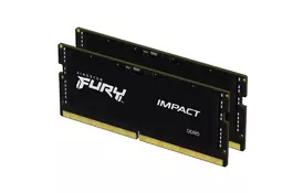 Модуль памяти для ноутбука SoDIMM DDR5 32GB (2x16GB) 4800 MHz Kingston Fury (ex.HyperX) (KF548S38IBK2-32) - Фото