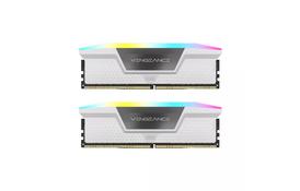 Модуль памяти для компьютера DDR5 32GB (2x16GB) 6000 MHz Vengeance RGB White Corsair (CMH32GX5M2E6000C36W) - Фото