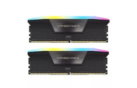 Модуль памяти для компьютера DDR5 32GB (2x16GB) 6000 MHz Vengeance RGB Black Corsair (CMH32GX5M2E6000C36) - Фото