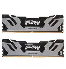 Модуль памяти для компьютера DDR5 32GB (2x16GB) 7200 MHz Renegade Black/Silver Kingston Fury (ex. HyperX) (KF572C38RSK2-32)