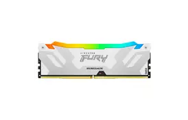 Модуль памяти для компьютера DDR5 16GB 6800 MHz Renegade RGB White/Silver Kingston Fury (ex.HyperX) (KF568C36RWA-16) - Фото