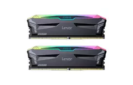 Модуль памяти для компьютера DDR5 32GB (2x16GB) 6400 MHz Ares RGB Black Lexar (LD5EU016G-R6400GDLA) - Фото