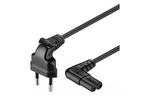 Кабель питания C7 1.2m 0.5mm PC-184/2 CEE7/16-C7 2 pin Voltronic (PC-184/2 CEE7/16-C7 CU12)