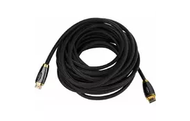 Кабель мультимедийный HDMI to HDMI 10m cooper 1.4v CHARMOUNT (777100) - Фото