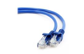 Патч-корд 0.5м, UTP, cat.5e, LSZH, blue Molex (PCD-01000-0H)  - Фото