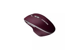 Мишка Canyon MW-21 Wireless Blue LED Burgundy (CNS-CMSW21BR) - Фото