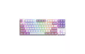 Клавиатура Hator Rockfall 2 Mecha Signature Edition USB White/White/Lilac (HTK-521-WWL) - Фото