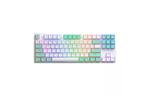 Клавиатура Hator Rockfall 2 Mecha Signature Edition USB White/White/Mint (HTK-521-WWM)