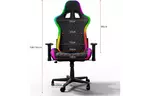 Игровое кресло GamePro Hero RGB Black (GC-700-Black)