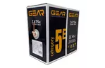 Кабель сетевой GEAR UTP 305м, cat.5e, CCA, 4*2*0,50, LSZH, indoor (GEC-UTPLCCA050305)