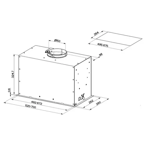 Кухонная вытяжка Faber Inka Lux Premium X A70 Kl (305.0658.607) - Фото 3