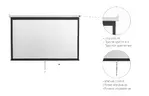 Проекционный экран с механизмом возврата 16:9 150'' (332*187 см) 2E 0169150M
