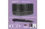 Клавиатура Logitech Wave Keys Bluetooth/Wireless Black (920-012304)