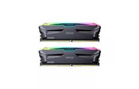 Модуль памяти для компьютера DDR4 16GB (2x8GB) 3600 MHz Ares RGB Black Lexar (LD4BU008G-R3600GDLA) - Фото