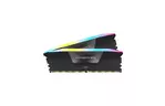 Модуль памяти для компьютера DDR5 32GB (2x16GB) 6000MHz Vengeance RGB Black Corsair (CMH32GX5M2E6000Z36)