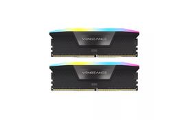 Модуль пам'яті для комп'ютера DDR5 32GB (2x16GB) 6000 MHz Vengeance RGB Black Corsair (CMH32GX5M2E6000Z36) - Фото Модуль пам'яті для комп'ютера DDR5 32GB (2x16GB) 6000 MHz Vengeance RGB Black Corsair (CMH32GX5M2E6000Z36) - Фото