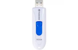USB флеш накопичувач Transcend 512GB JetFlash 790 White USB 3.1 (TS512GJF790W) - Фото