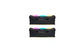 Модуль пам'яті для комп'ютера DDR4 32GB (2x16GB) 3200 MHz Vengeance RGB Pro Corsair (CMW32GX4M2E3200C16W) - Фото