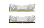 Модуль памяти для компьютера DDR5 32GB (2x16GB) 7600 MHz Renegade White XMP Kingston Fury (ex.HyperX) (KF576C38RWK2-32)