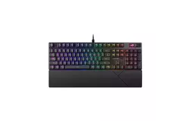 Клавіатура ASUS ROG Strix Scope II RX Red ABS UA USB Black (90MP0350-BKMA00) - Фото
