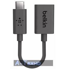 Переходник Belkin USB-C to USB 3.0 (CM/AF) 0.14м, Black