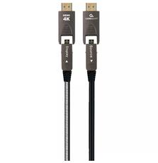 Кабель мультимедийный HDMI to HDMI A/D to A/D 10.0m V.2.0 4K 60Hz Optic (AOC) Cablexpert (CCAP-HDMIDD-AOC-10M)