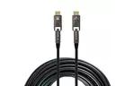 Кабель мультимедийный HDMI to HDMI A/D to A/D 20.0m V.2.0 4K 60Hz Optic (AOC) Cablexpert (CCAP-HDMIDD-AOC-20M)