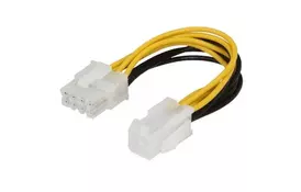 Кабель живлення для процесора ATX 4 pin F - 8pin M, 0.2м (S0720) - Фото