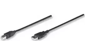 Кабель USB Manhattan USB 2.0 AM-BM 3.0m (333382) - Фото