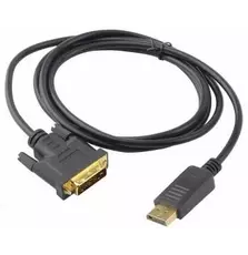 Кабель мультимедийный HDMI M - DVI 24M 1.5 м обплетка (B00543)