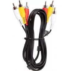 Кабель мультимедийный AV 3xRCA M - 3xRCA M, 1.5 м (B00789)