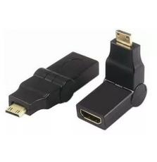 Переходник HDMI F -> HDMI M переменный угол до 180 градусов (B00081)