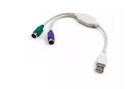 Переходник USB --> 2X PS/2, OEM (B00084) - Фото
