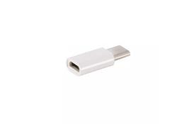 Перехідник Value USB 3.1 Type-C - Micro USB White (S0626) - Фото