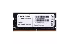 Модуль памяти для ноутбука SoDIMM DDR4 8GB 2666MHz Prologix (PRO8GB2666D4S) - Фото
