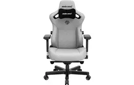Крісло ігрове Anda Seat Kaiser 3 Fabric Size XL Grey (AD12YDC-XL-01-G-PV/F) - Фото