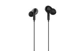 Наушники Denmen HF DR06 3.5mm 1.2м Black (DE-DR06-BK) - Фото