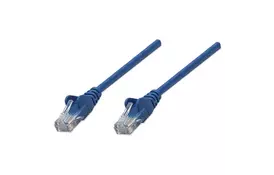 Патч-корд Intellinet UTP 0.5м, CAT5e, Blue (318129) - Фото