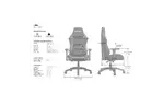 Кресло игровое Anda Seat Luna Size L Back (AD18-44-B-PV/C)