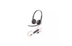Наушники Poly BlackWire C3225 USB-A HS Stereo Black (80S11AA)