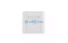 Рамка внутрішня модульна Kingda 1хRJ45 / RJ12 86х86 Keystone KD-FP01 - Фото