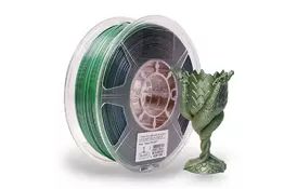 Пластик для 3D-принтера eSUN ePLA-Silk Mystic 1кг, 1.75мм, green black (S-MYSTIC175GGB1) - Фото