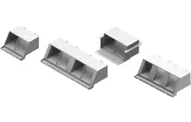 Монтажна коробка MOZAIKA 45/50x2 BAKS (GBM) - Фото