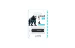 USB флэш-накопитель Wibrand 4GB Grizzly Black USB 2.0 (WI2.0/GR4P3B)