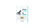 USB флеш накопитель Wibrand 4GB lynx Gold USB 2.0 (WI2.0/LY4M2G)