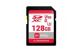 Карта памяти GOODRAM 128 GB SDXC UHS-II U3 IRDM PRO IRP-S9B0-1280R11 - Фото