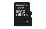 Карта памяти Kingston 8Gb microSDHC class 4 (SDC4/8GBSP)
