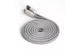 Дата-кабель для iPhone 5/6 / Ipad 4, 1 м, білий (B00475) - Фото